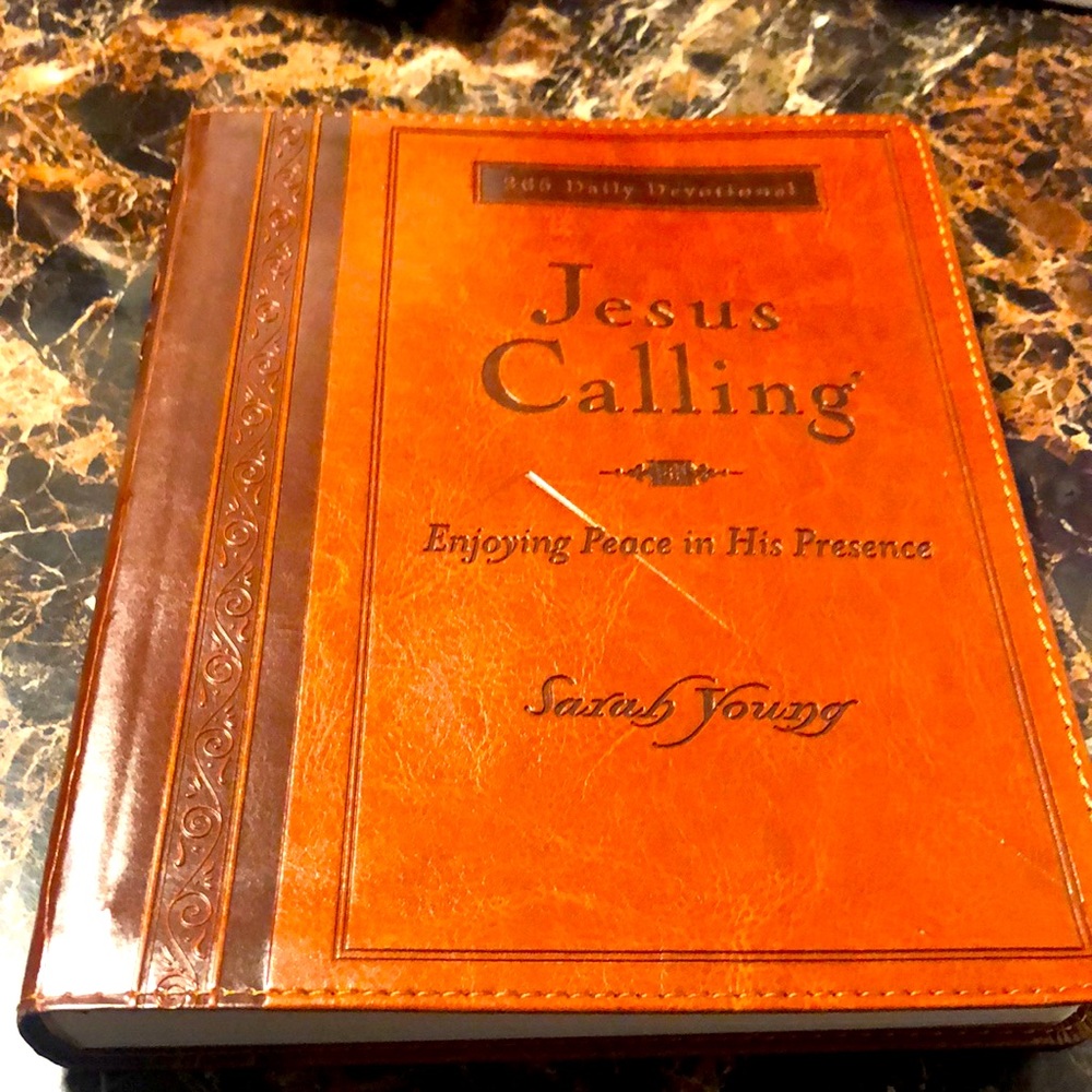 Jesus Calling: Enjoying Peace in His Presence (Leather / Fine Binding)